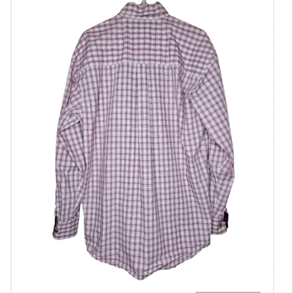 Wrangler Men's George Straight Plaid Western Shirt Size M NWOT
